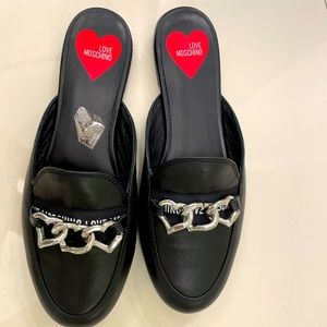 Love moschino shoes, leather, 36. New